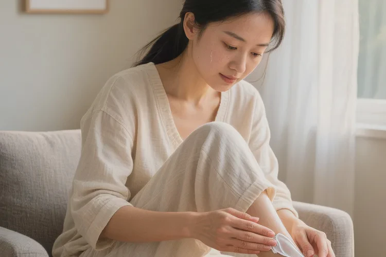 女人脚上偶尔长湿疹能靠自己自愈吗(图4)