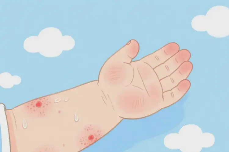 幼兒手臂出現(xiàn)濕疹可不可以根治(圖3)