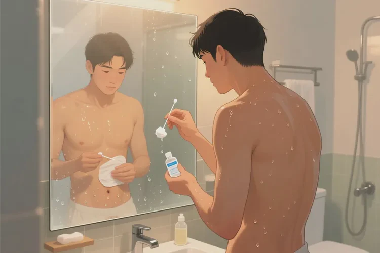 男人肚子上出濕疹能靠自己自愈嗎(圖3)