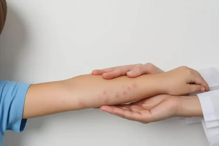 小孩手臂偶尔长湿疹可以治好吗(图2)