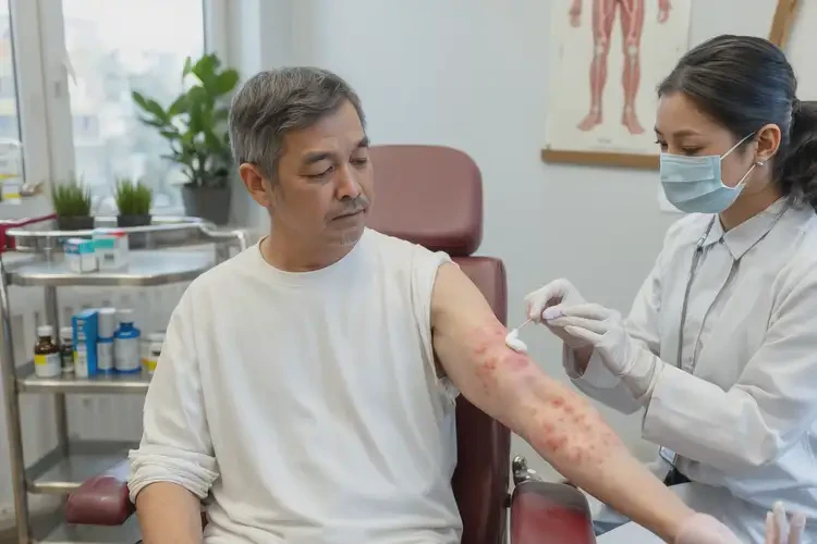 男人手臂起濕疹可不可以根治(圖3)