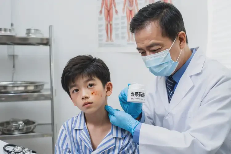 兒童脖子上偶爾起濕疹可以治好嗎(圖3)