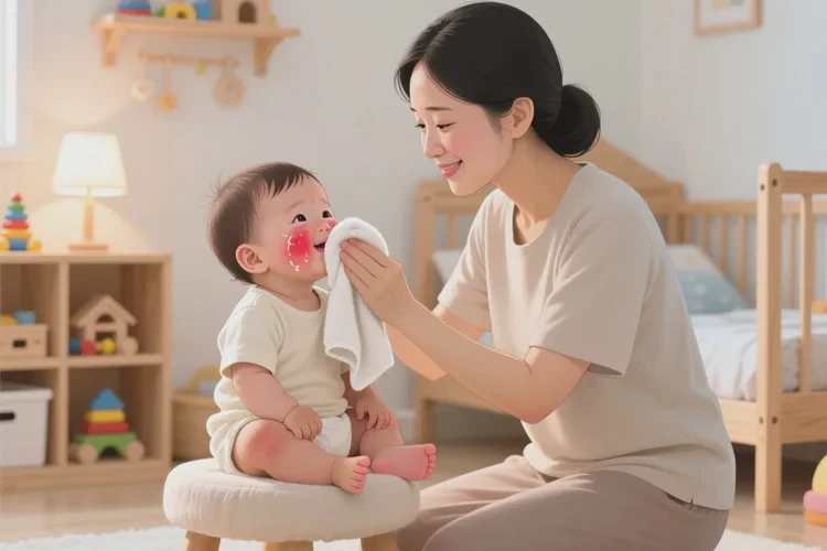 兒童面部長(zhǎng)濕疹可以治愈嗎(圖1)