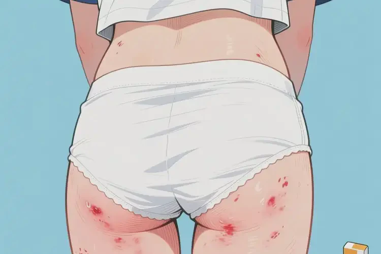 中學(xué)生屁股上偶爾起濕疹可不可以根治(圖1)