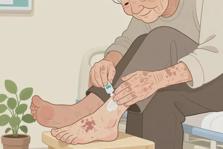 高齡老人腳上起濕疹可不可以根治(圖4)