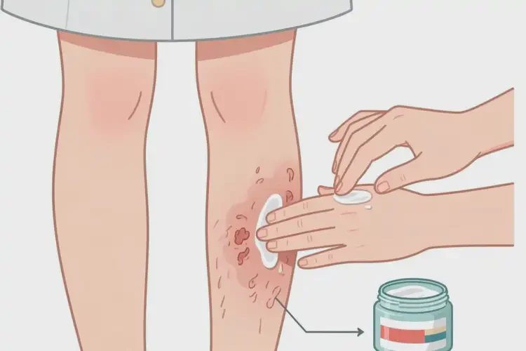 女生小腿上經(jīng)常長濕疹可不可以根治(圖2)