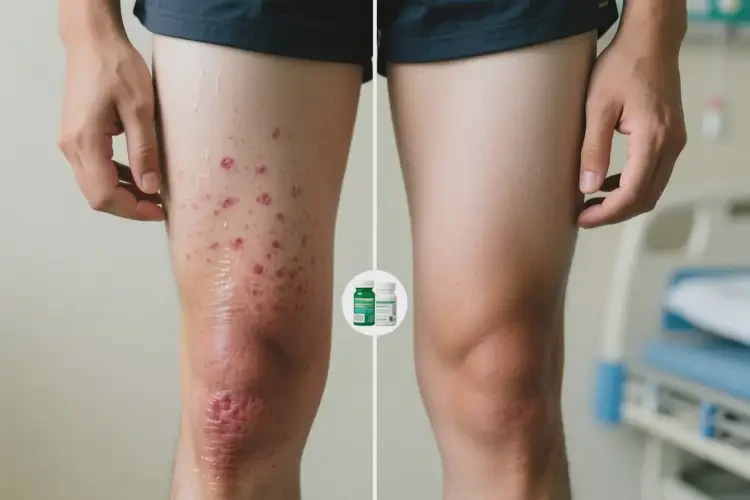 男生四肢長(zhǎng)濕疹可以治好嗎(圖4)