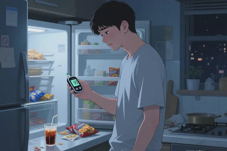 27歲晚上血糖13點(diǎn)6是怎么回事(圖1)