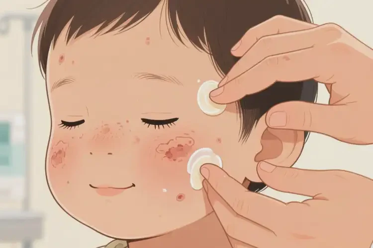 小孩面部容易長濕疹可以治好嗎(圖4)