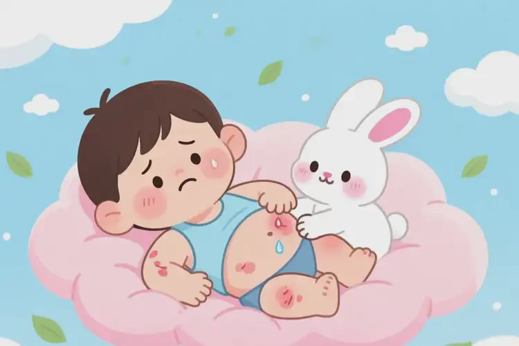 小孩肚子出现湿疹可以治好吗(图4)