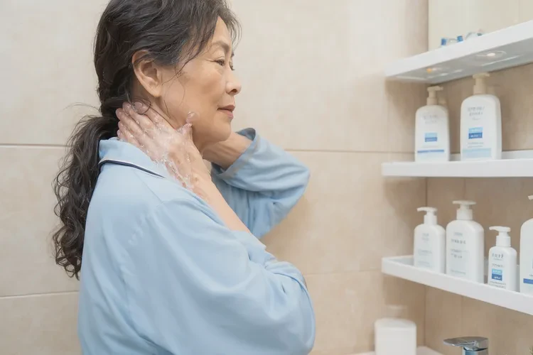 哺乳期媽媽脖子出濕疹能靠自己自愈嗎(圖2)