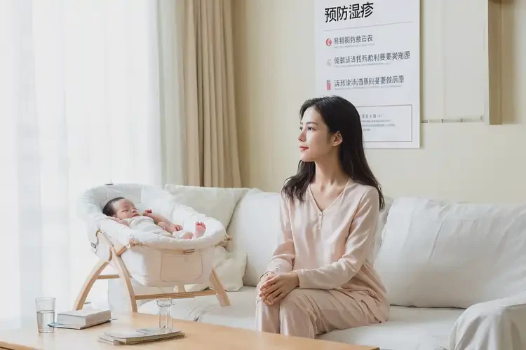 產(chǎn)婦臉上經(jīng)常起濕疹可以治好嗎(圖1)