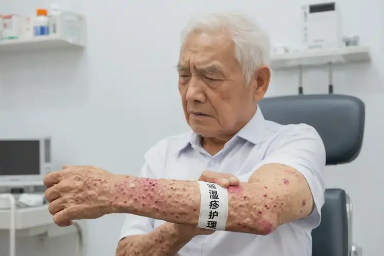 老人手臂容易起濕疹可以治好嗎(圖4)