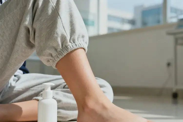 中學生小腿上起濕疹可以治好嗎(圖1)