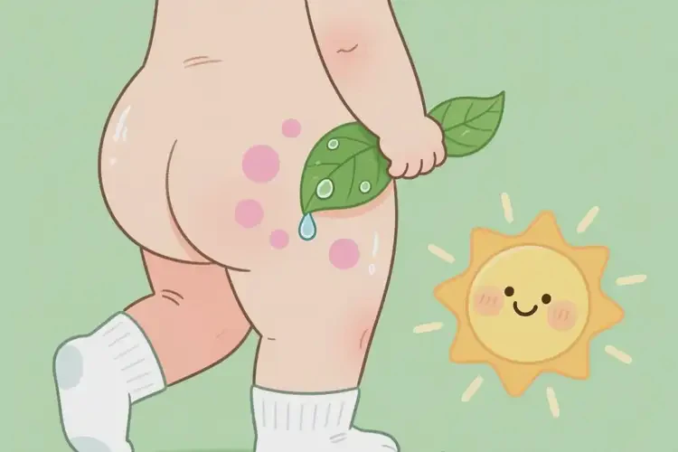 少兒屁股上容易長(zhǎng)濕疹可以治好嗎(圖2)