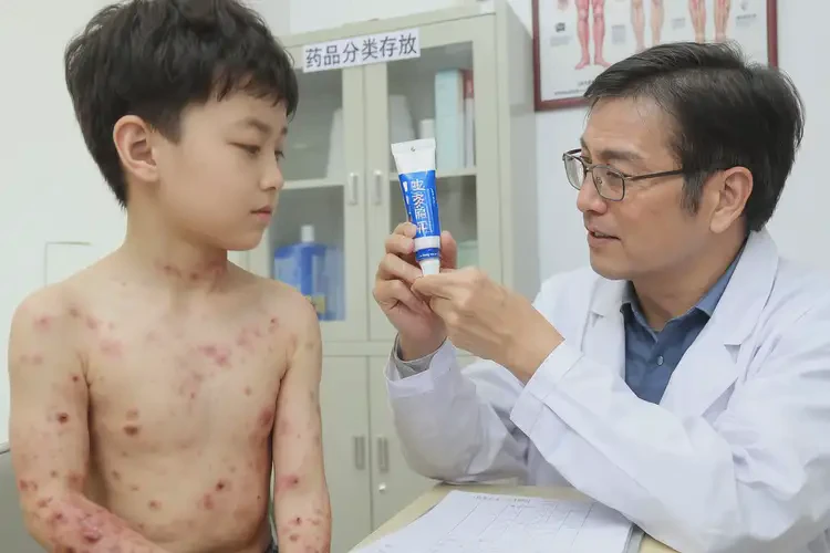 小孩脖子偶爾起濕疹能徹底自愈嗎(圖1)