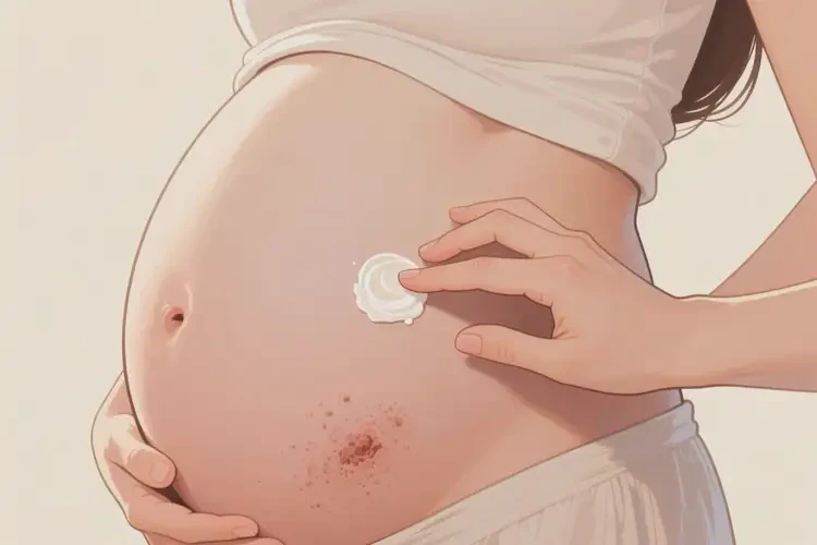 產(chǎn)婦肚子偶爾長(zhǎng)濕疹可以治好嗎(圖4)