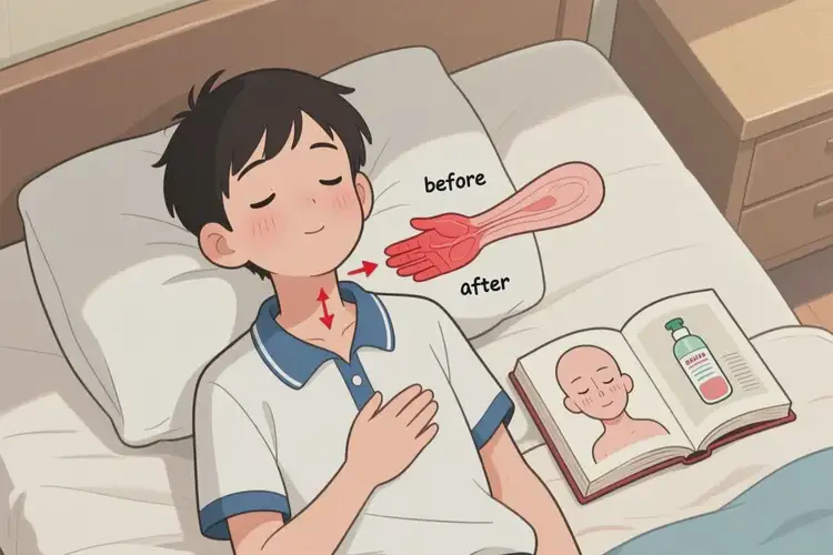 中學生脖子容易長濕疹可以治好嗎(圖1)