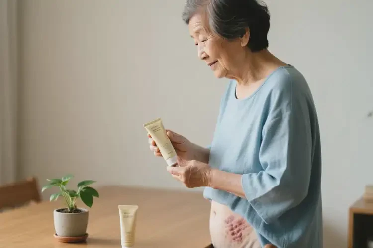 老人肚子上容易起濕疹可以治好嗎(圖1)