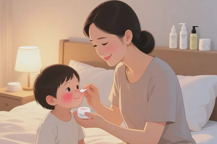 兒童面部偶爾起濕疹可以治愈嗎(圖1)