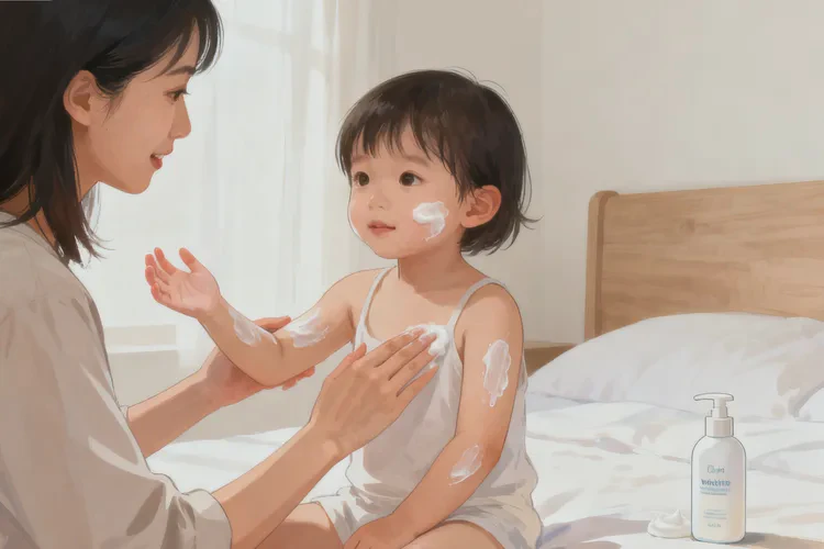 孩子手臂上偶爾起濕疹可以治愈嗎(圖1)