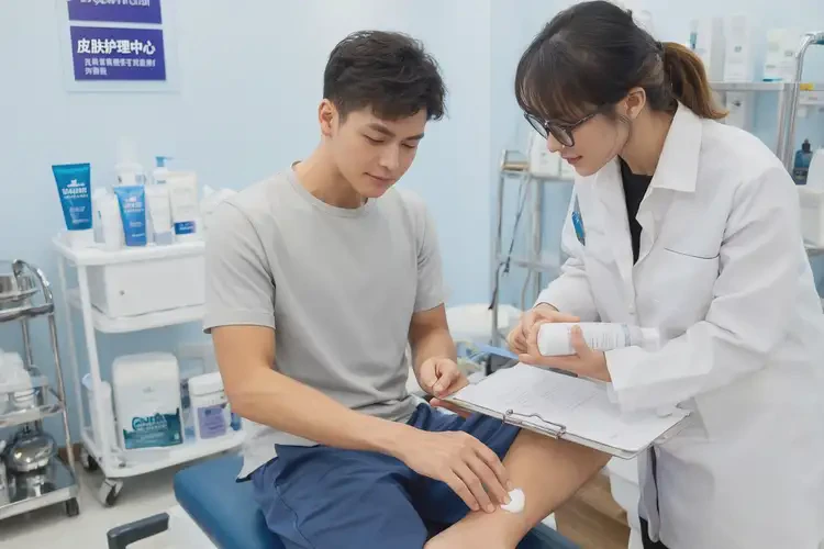 男生小腿上有濕疹可以治好嗎(圖3)