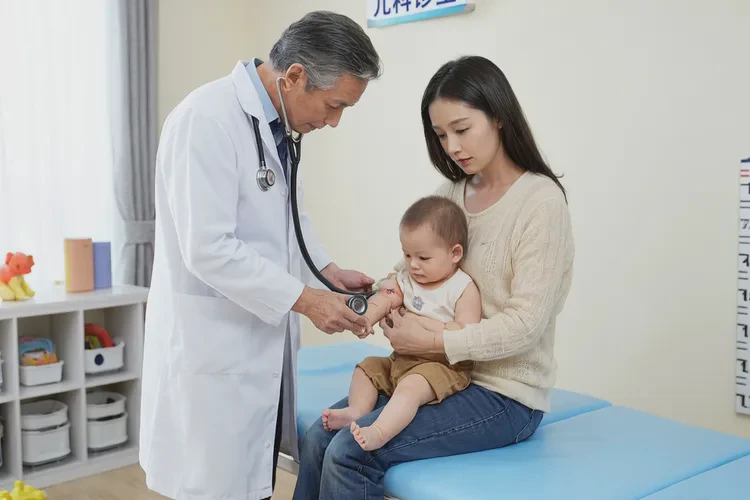 嬰幼兒肚子上起濕疹可以治愈嗎(圖1)