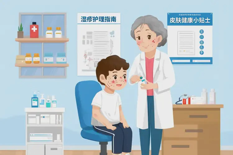 青少年臉上容易長濕疹可以治好嗎(圖3)