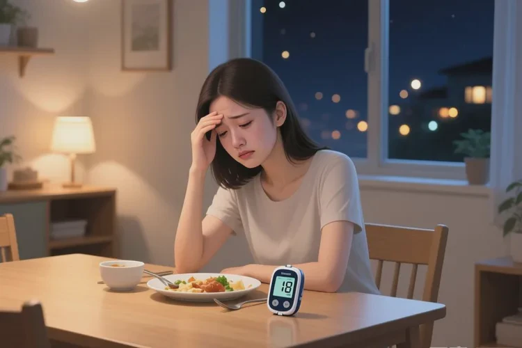 28歲晚餐血糖3點(diǎn)5是怎么回事(圖1)