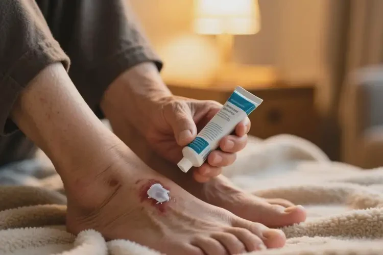 老人腳上起濕疹可以治好嗎(圖1)