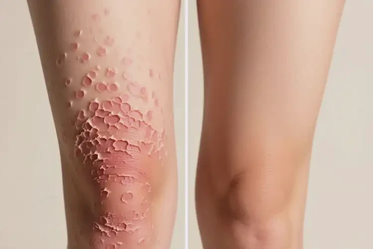 女人大腿出現(xiàn)濕疹可不可以根治(圖3)