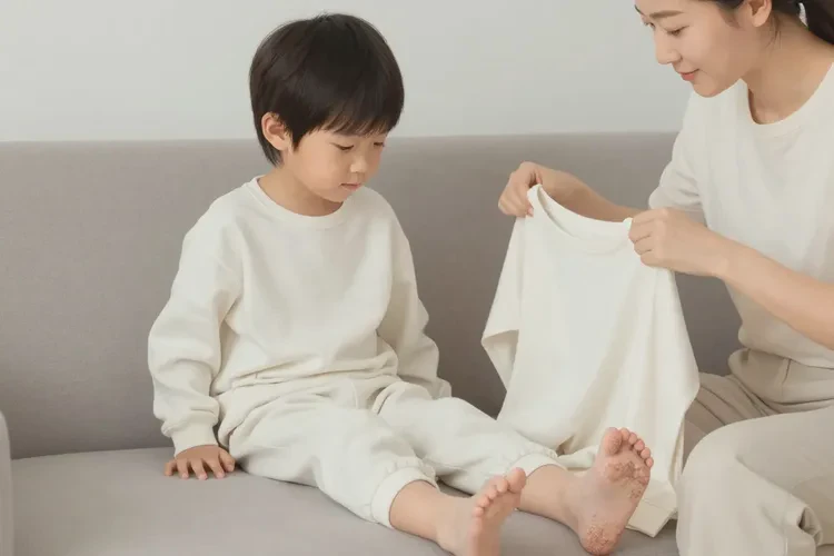 孩子小腿上長濕疹可以治愈嗎(圖2)