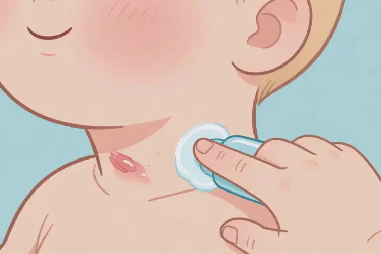 寶寶脖子上偶爾長(zhǎng)濕疹可以治好嗎(圖3)