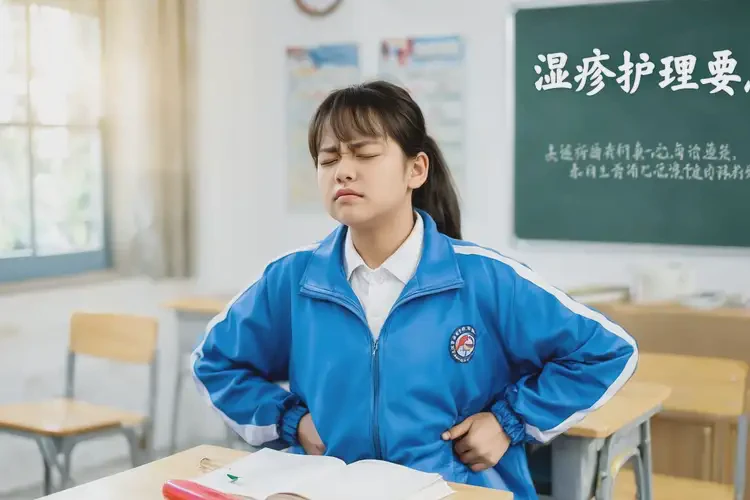 中學(xué)生屁股起濕疹可不可以根治(圖1)