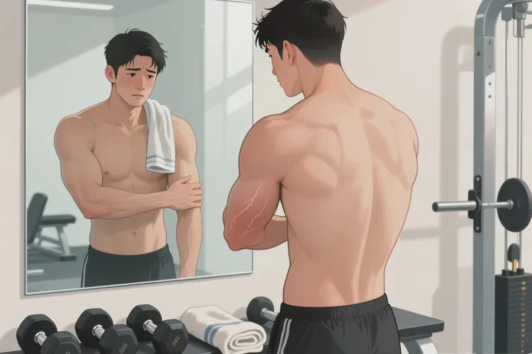 男人四肢偶爾起濕疹能靠自己自愈嗎(圖2)