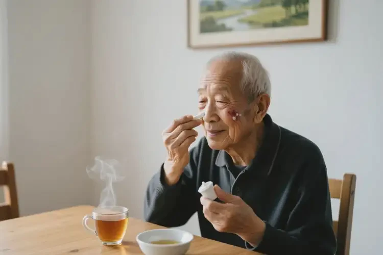 老年人臉上經(jīng)常起濕疹可以治好嗎(圖3)