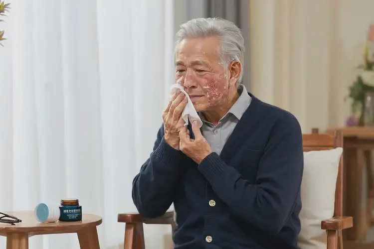 老年人臉上出濕疹不管它會自己自愈嗎(圖2)