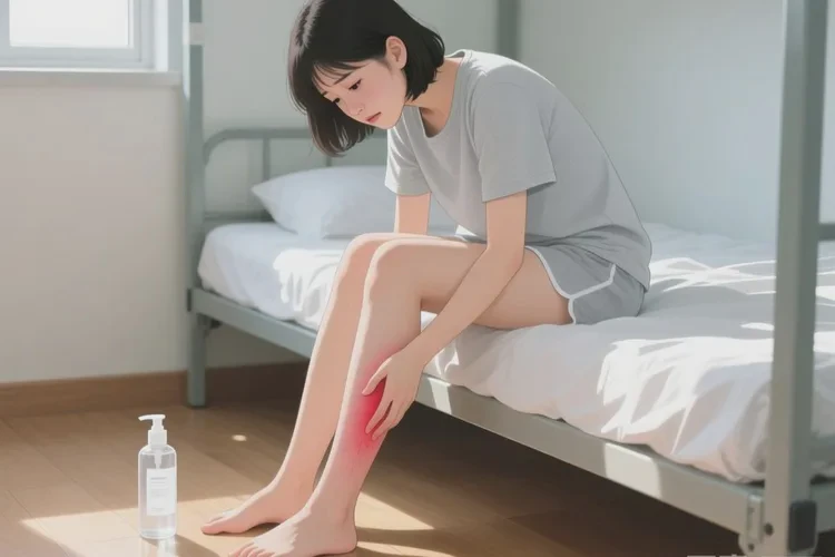 大學(xué)生大腿長濕疹能靠自己自愈嗎(圖1)