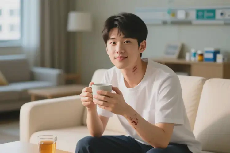 大學(xué)生面部偶爾長(zhǎng)濕疹可以治好嗎(圖1)