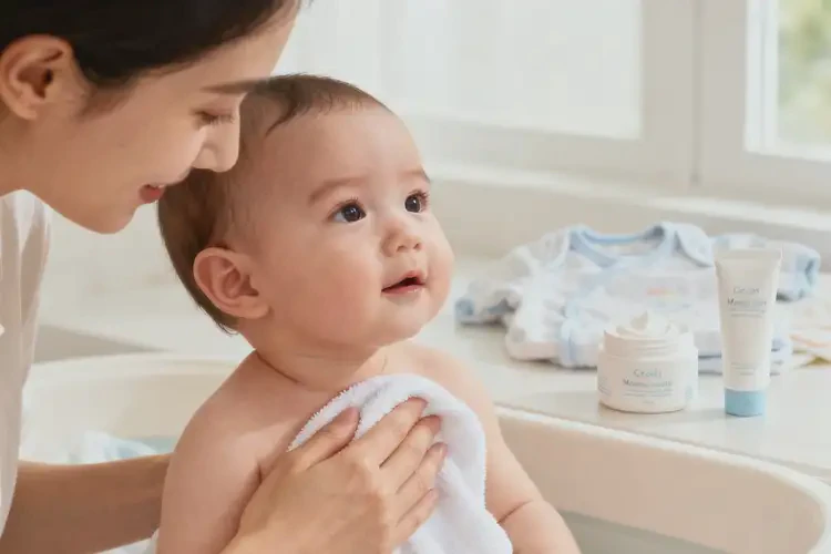 嬰兒脖子偶爾起濕疹可以治好嗎(圖2)