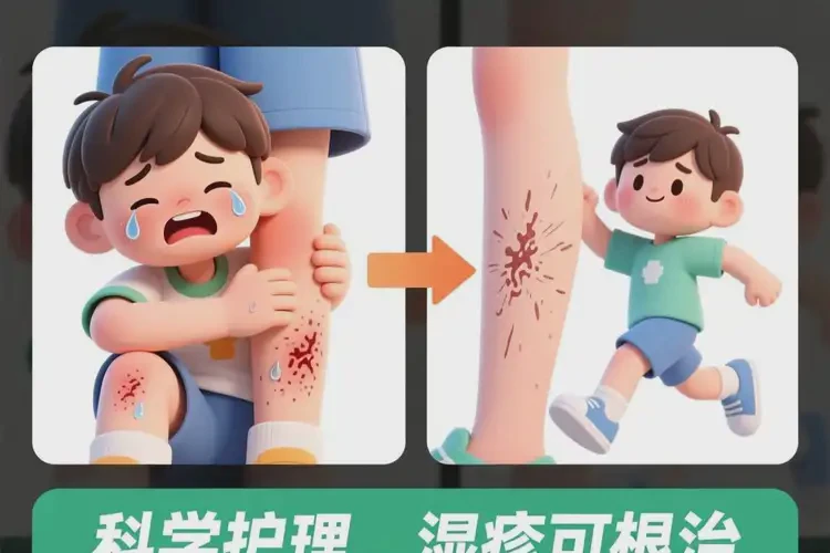 青少年小腿上容易起濕疹可不可以根治(圖1)