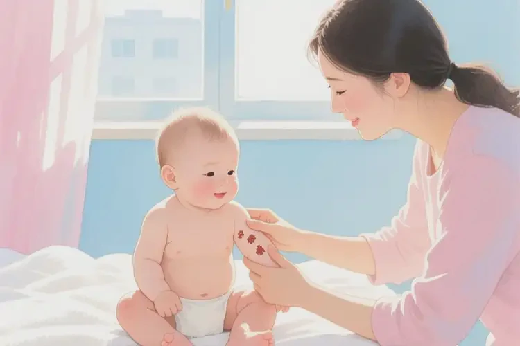 寶寶身上偶爾長濕疹可以治好嗎(圖4)