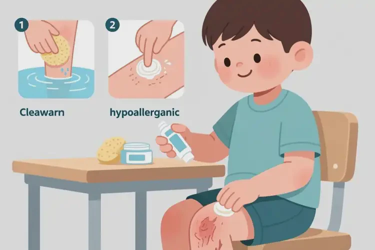 兒童大腿上容易起濕疹可以治好嗎(圖1)