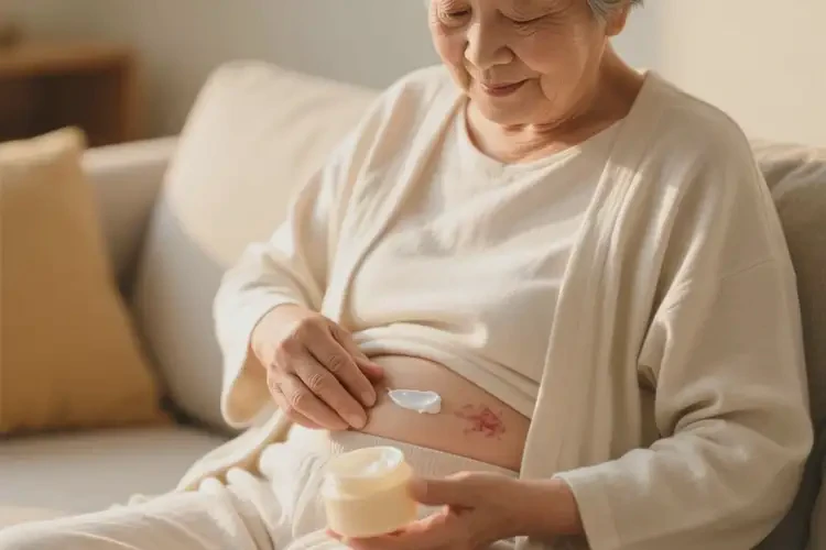 老人肚子上容易起濕疹可以治好嗎(圖4)