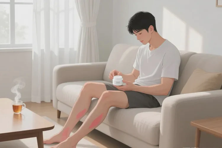 男人小腿上偶爾長濕疹能靠自己自愈嗎(圖4)