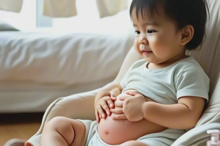 兒童肚子容易長濕疹可以治愈嗎(圖2)