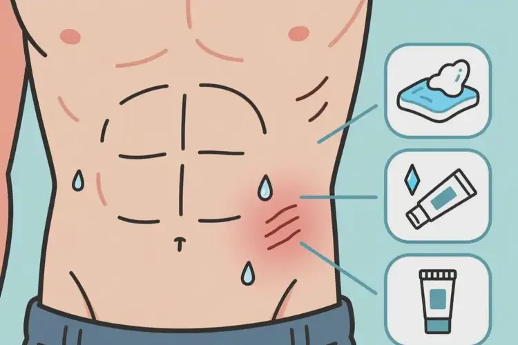 男生肚子上容易長濕疹可以治好嗎(圖1)