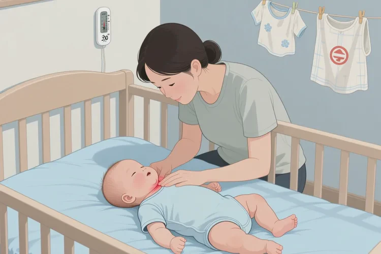 嬰兒脖子上偶爾起濕疹可以治愈嗎(圖3)