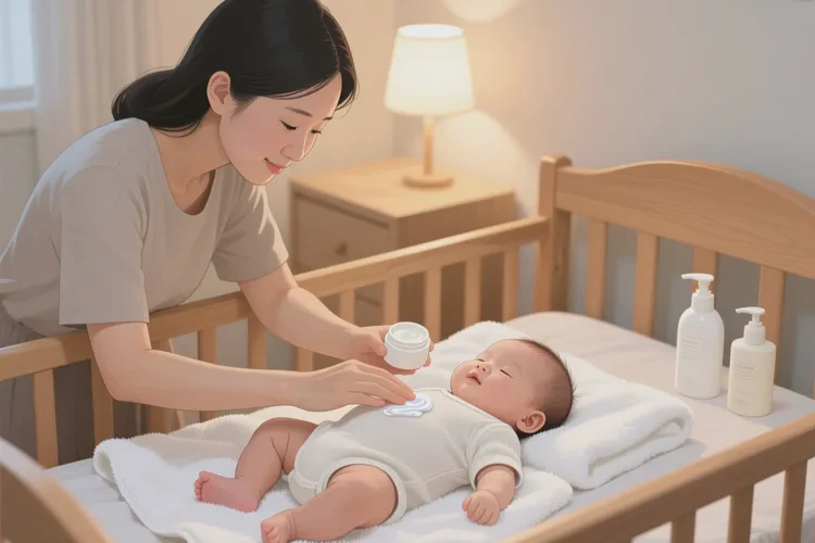 寶寶肚子出濕疹可以治愈嗎(圖1)