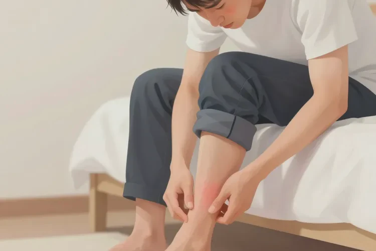 男人小腿起濕疹能靠自己自愈嗎(圖1)